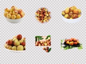 新鲜冬枣，脆甜美味 高质海报设计PNG素材一站式下载